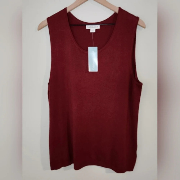 Coldwater Creek Terracotta Long‎ Sleeve Cardigan Set Women's M/L - Picture 4 of 11